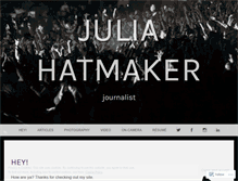 Tablet Screenshot of juliahatmaker.com